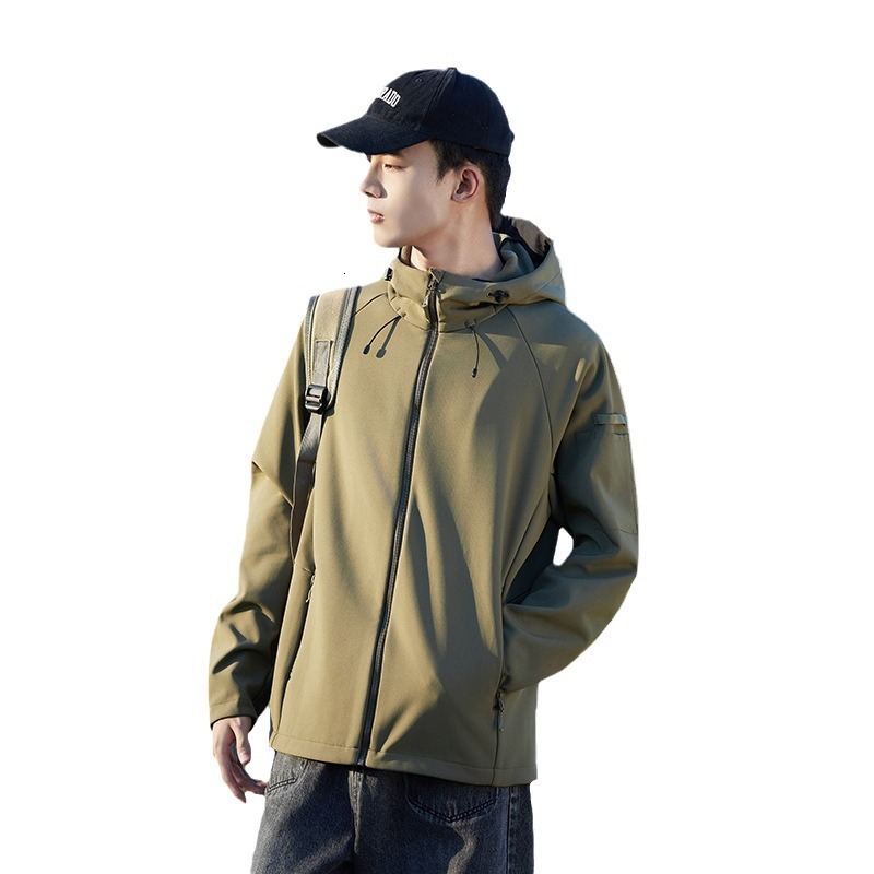 Ddmyoutdoor Outdoor Soft Shell Autumn Winter Men S Windproof Waterproof Warm Women S With Thick Fleece And Single Layer Jacket For Couples Jackets