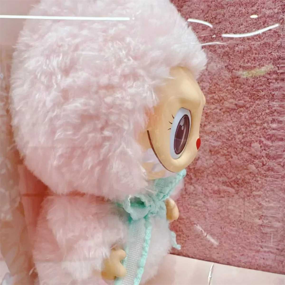 2025 Pink Labubu Mokoko 1st Spring Flower Sweetheart Vinyl Doll Kawaii Backpack Pendant Decoration Doll Amusement Park Limited Edition X2506062