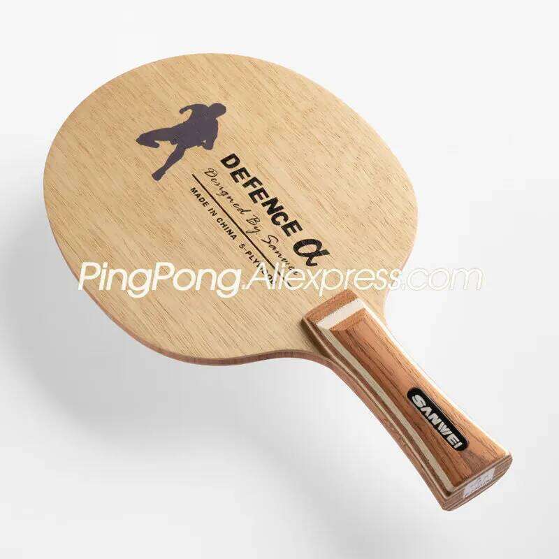 Original SANWEI Defence Alpha Defensive Table Tennis Blade Chop Racket (5 Ply Wood DEF) Ping Pong Bat Paddle