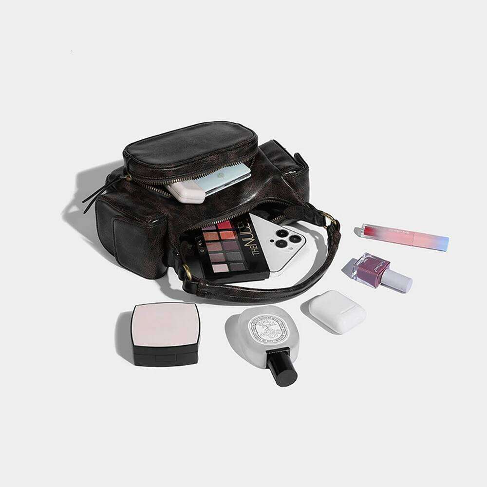 Annmouler Vintge Pockets Shoulder Women Brand Designer Purse Handbags Bolsas Female Small Tote Bag