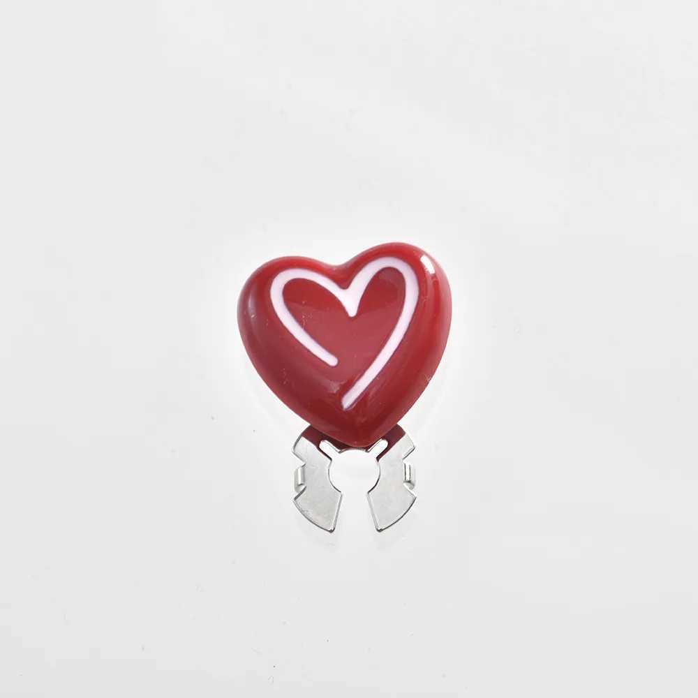 1PCS Cartoon Heart Butterfly Flower Cufflinks for Women Shirt Decorative Button Cover Animal Fashion Clothing Accessories W250606