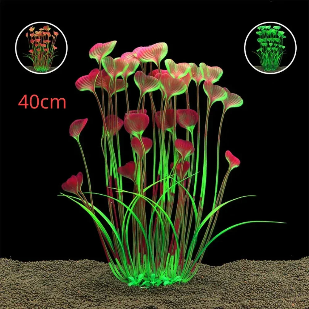 Fish Tank Water Plant Decoration Aquarium Decor Aquatic Plants Underwater Plastic Artificial Grass Accessories Pet Supplies Home 250604