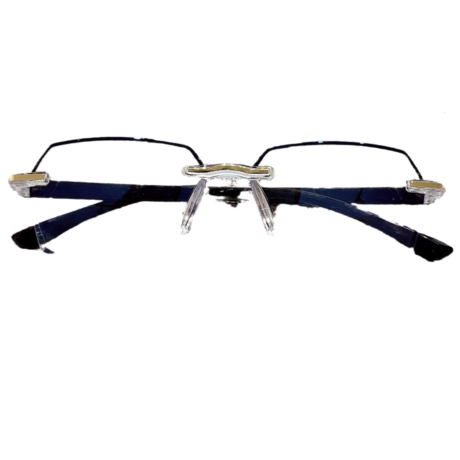 New Half-Frame Edge-Cut Smart Zoom Reading for Men and Women, Ultra-Light Large Frame Prescription Glasses
