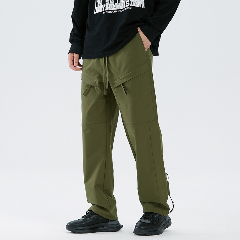 Ddmyoutdoor Outdoor Hiking Soft Shell Waterproof Assault Men S Loose Casual Sports Running Large Pocket Multi Bag Pants Jackets