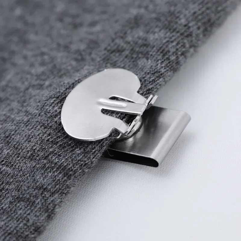 Magnetic Invisible Tie Clip Automatic Fixing Buckle Anti-wrinkle Anti-swing Tie Holder Clips Necktie Collar Hidden Clasp For Men W250606