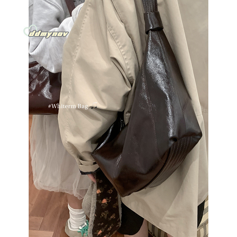 Niche Underarm for Women 2024 New Large Capacity Dumpling Simple Versatile Shoulder Crossbody Bag ddmynov