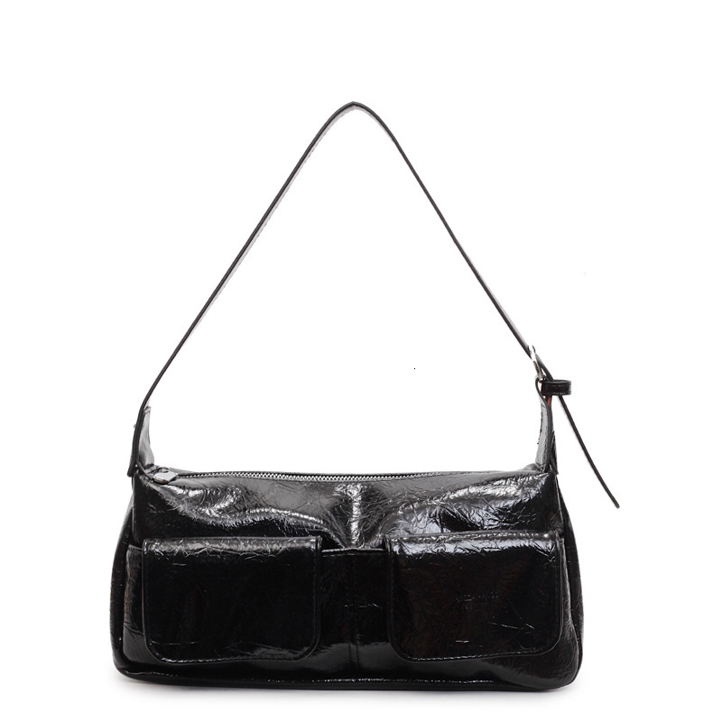 Free Shipping Designer Bag French Style Niche Armpit For Womens Summer 2025 New Trendy And Fashionable Single Shoulder Motorcycle Texture Hand-held To