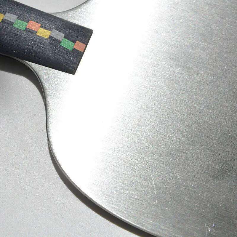 1PC Stainless Steel Table Tennis FL CS Heavy Ping Pong Racket Blade with Ayous Handle For Training