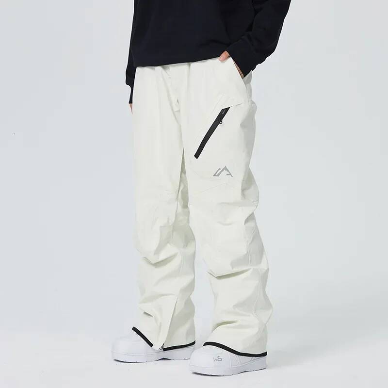 Ddmyoutdoor Women Warm Skiing Pants Man Windproof Loose Trouser Outdoor Snowboard Sport Waterproof Snow Overalls New Winter Ski Clothes Jogging Suit