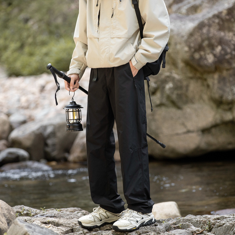 Ddmyoutdoor Outdoor Work Quick Drying Paratrooper Spring And Autumn Waterproof Functional Pants Men S Straight Tube Hiking Casual Pants Jackets