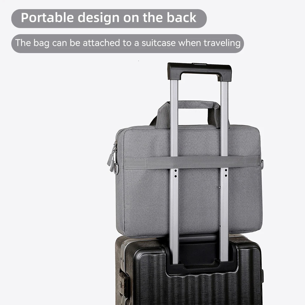 Laptop Sleeve Bag 14 15.6 Inch Notebook Case For Macbook Air Pro Tablet Waterproof Portable Travel Carrying Bag Computer Handbag 250603