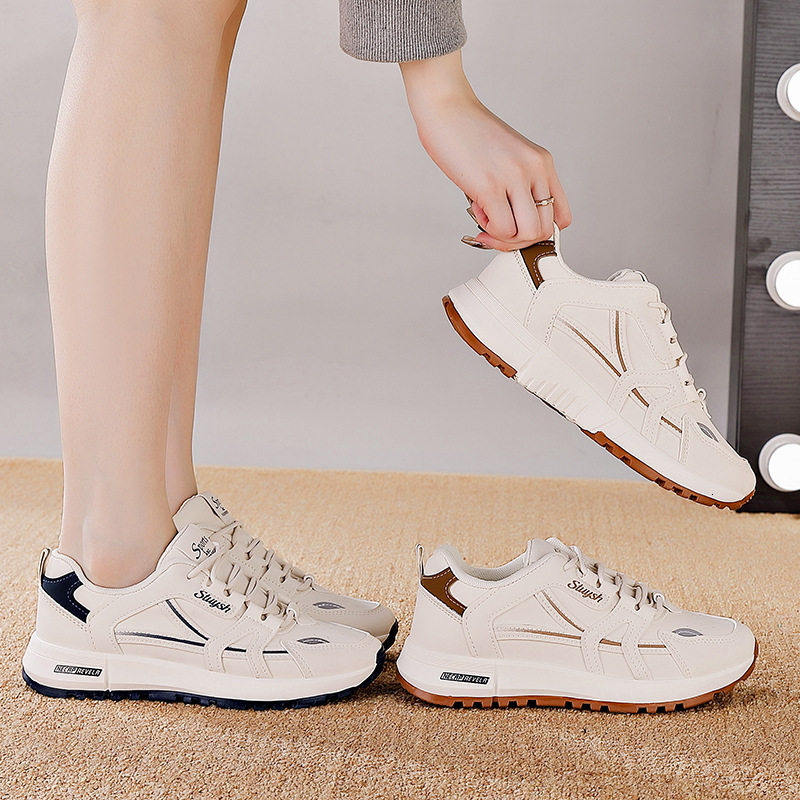 Plus New Spring Agan Women Fashion Thick Sole Sneakers Ladies Non Casual Shoes Slip Shoes Size Ddmysaturn