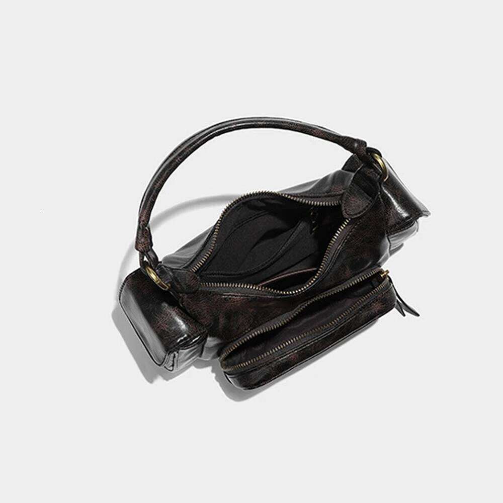 Annmouler Vintge Pockets Shoulder Women Brand Designer Purse Handbags Bolsas Female Small Tote Bag