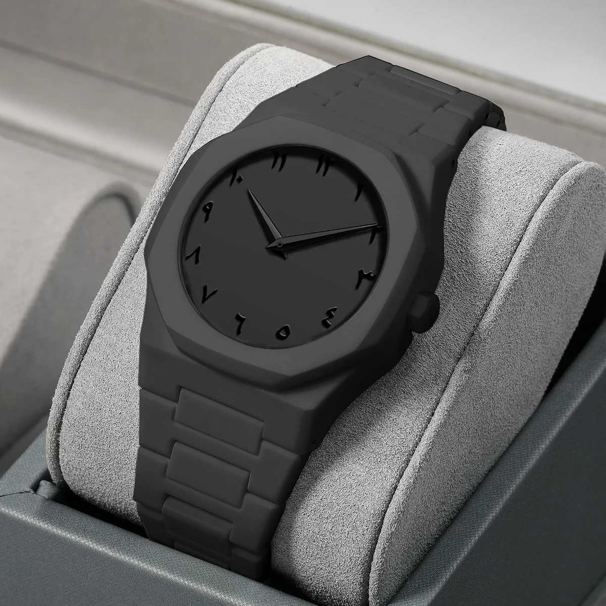 2025 New Modern Simple Creative Sports and Leisure Watch Creative Design Waterproof Quartz Movement Energy Watches Gift for Men Y250605