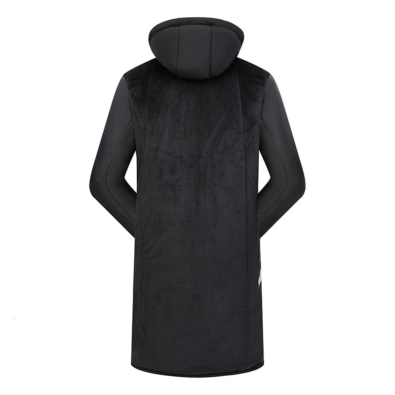 Ddmyoutdoor Parent Child Outfit Three Bar Winter Mid To Long Style Knee Over Hooded Men S And Women S Jacket Warm Cotton Coat Outerwear Coat Jackets