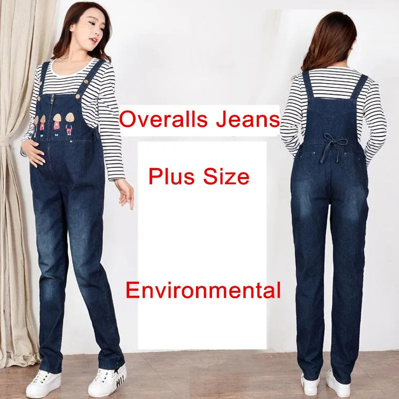 Maternity Clothes Denim Bib Pant Suspender Trousers Loose Pregnant Women One-Piece Rompers Overalls Jumpsuits Pregnancy Clothing 250605