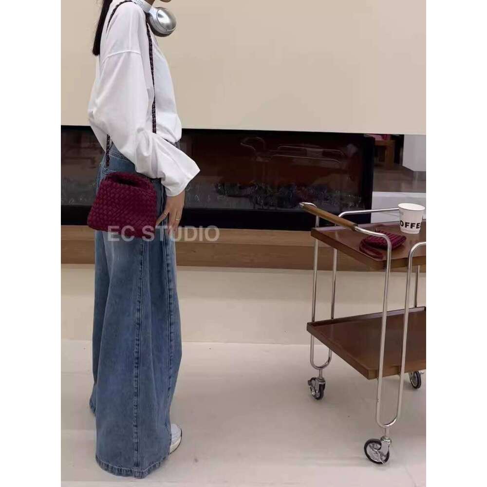 Nylon Fabric Niche Design Handwoven Mini Tote High end Basket Chain Crossbody Bag