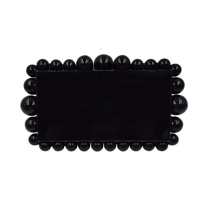 New Marble Pattern Acrylic Candy Color Ins Style Women's Beaded Shoulder Bag