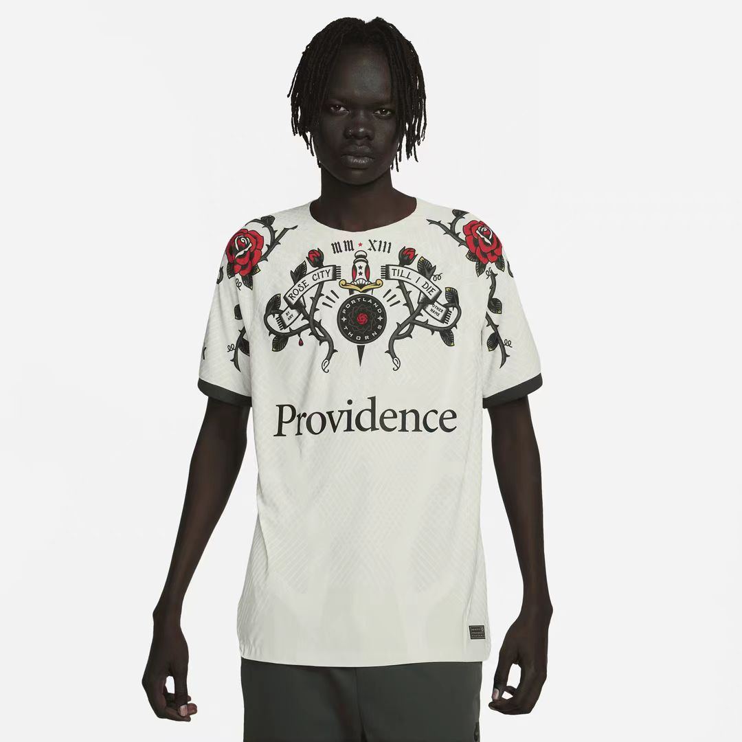 City of Roses Portland Thorns Away Player's Edition Jersey Adult Children's Game Sports Quick-Drying T-Shirt Training Suit