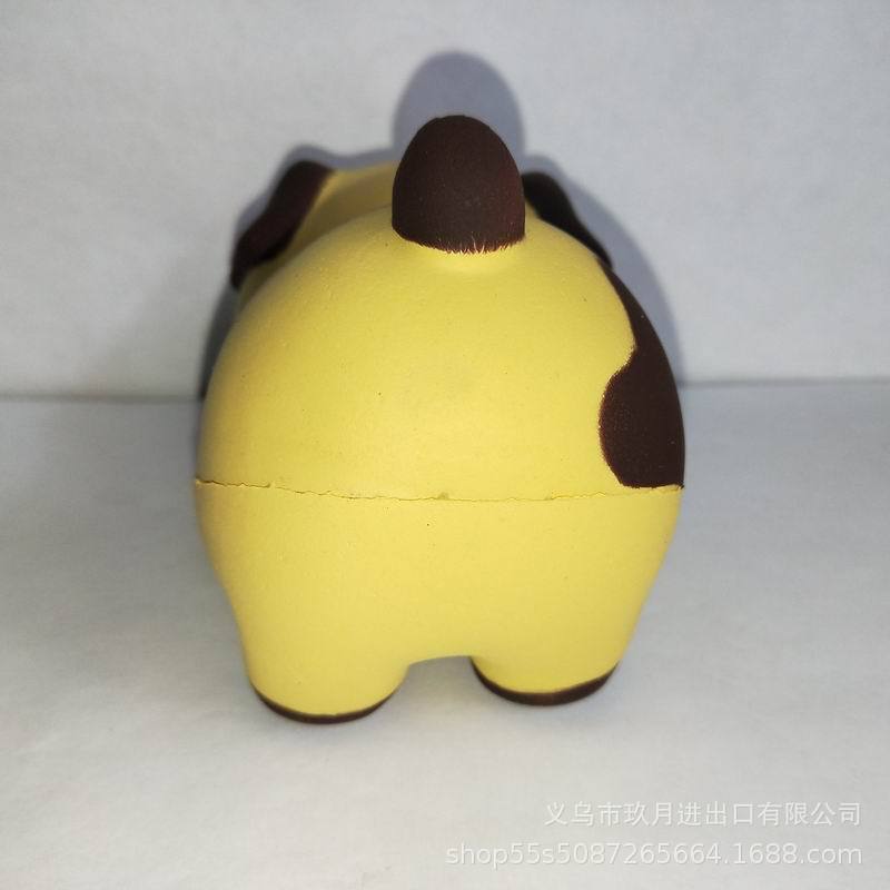 Explosive hot slow rebound squishy yellow puppy can be pinched to relieve anger and decompression novelty toys decorative ornaments