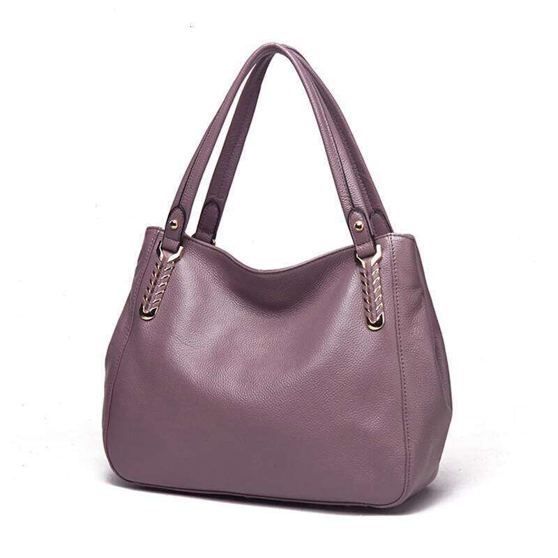 Designer Bag New Women's Tote Bag With Large Capacity And Simple Top Layer Cowhide Handbag