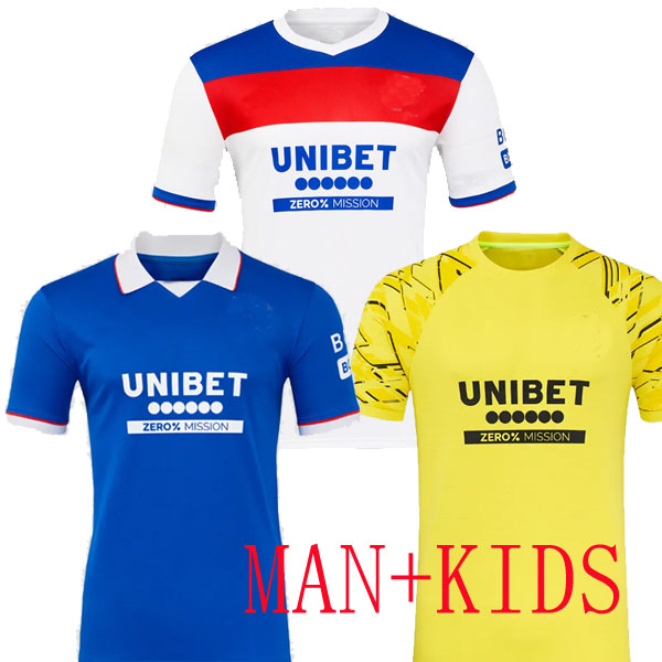25 26 Soccer Jerseys rang ers 125-Years FC Ibrox AWAY Heritage Fourth 2025 2026 COLAK ROOFE LUNDSTRAM HAGI BARKER MORELOS TAVERNIER KENT TILLMAN 3RD BLUE