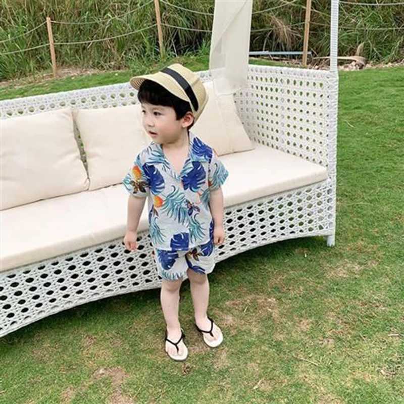 New Summer Baby Boys Clothing Suits Children Boy Printe Excavator T Shirt Shorts 2Pcs/sets Kids Infant Toddler Cacual Tracksuits R250606