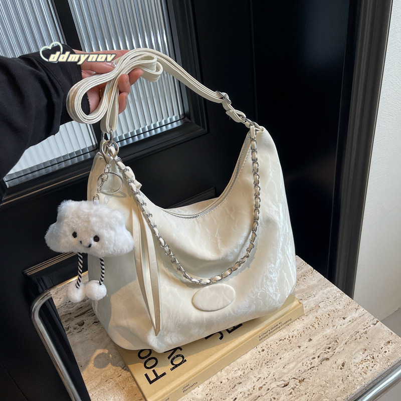 Casual Student Soft Large Capacity for Women 2025 New Summer Commuter Fashion Single Shoulder Crossbody Bag ddmynov