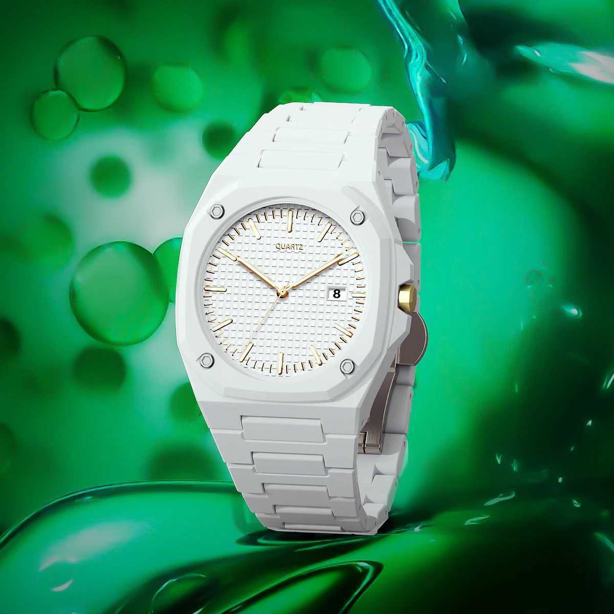 1165 Business Mens Quartz Watch Fashion Sports Waterproof Clock Calendar Creative Design Mens Watch Y250605