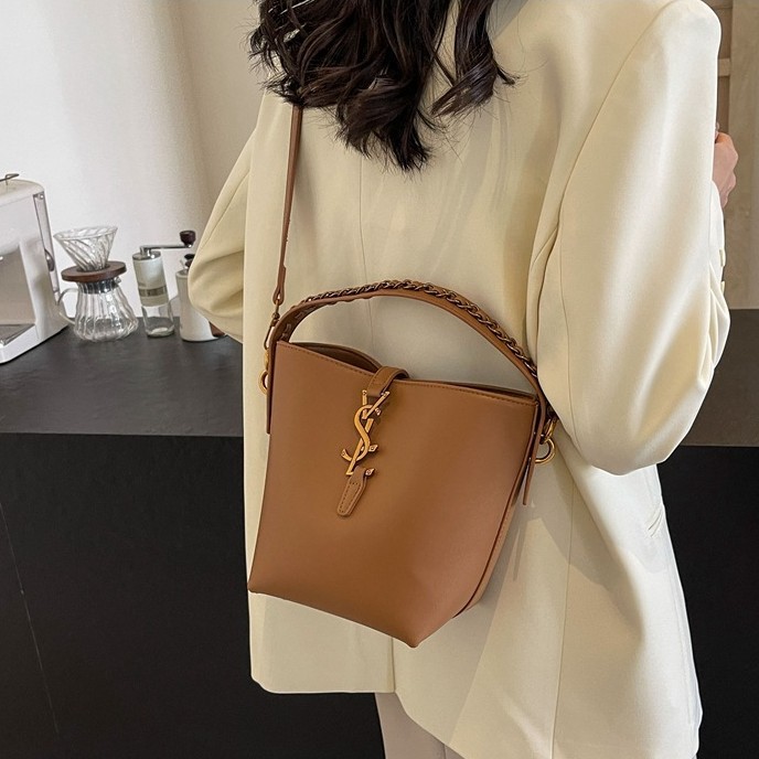 Designer Inspired Quiet Luxury Bucket Bag - Spacious Large Capacity Crossbody & Top Handle Casual Work Commute Bag Free Shipping