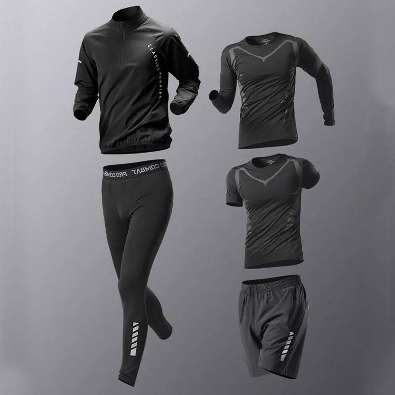 Ddmyoutdoor Windproof PCS Outdoor Men S Quick Dry Jacket Suit Fiess Running Sets Sports Jogging Pants Workout Sportswear Equipment Jogging Suit