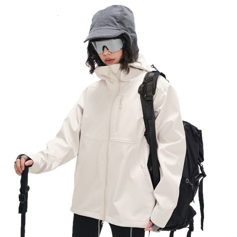 Ddmyoutdoor New Outdoor Mountain Style For Couples Waterproof And Windproof Mountaineering Suit Single Flush Soft Shell Jacket Women S Assault Suit Ja