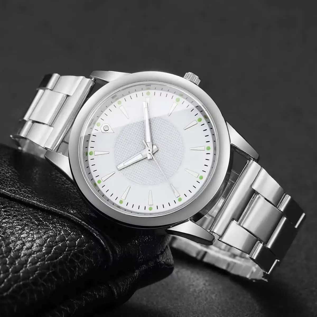 Fashion Men Business Watches Simple Dial Mens Quartz Watch Clock Reloj HombreWithout Box Y250605