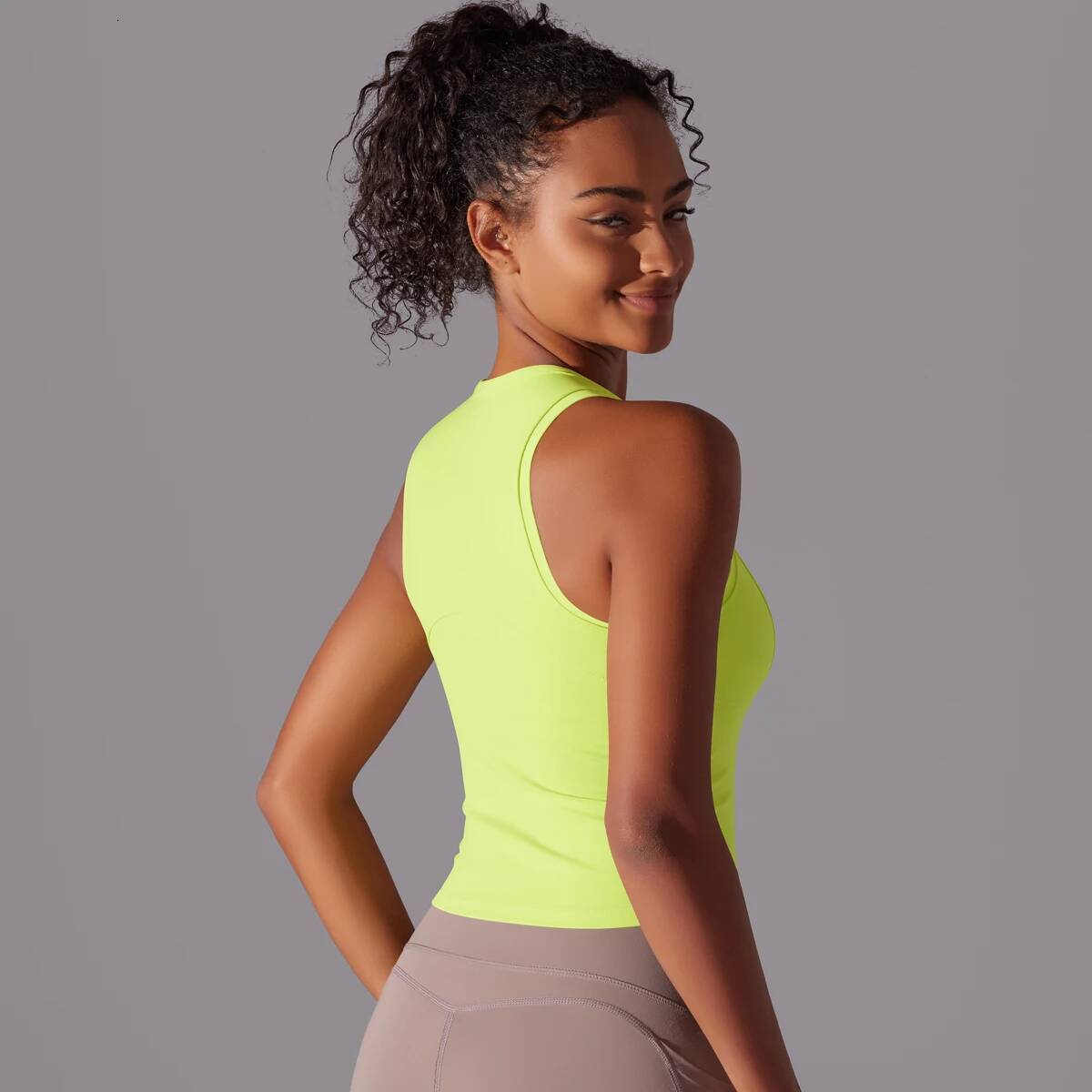 Sleeveless Yoga Vest Sportswear Stretchy Sports Bra Breathable Pleated Tank Quick Dry Fiess Wear Sexy Slim Top