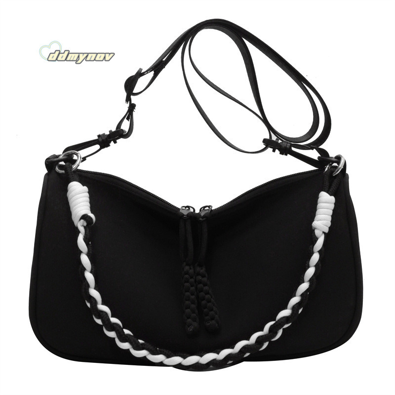 25 New Nylon Tote for Women, Large Capacity, Fashionable and Simple Shoulder Bag, Elegant Commuter Daily Versatile Crossbody Bag ddmynov