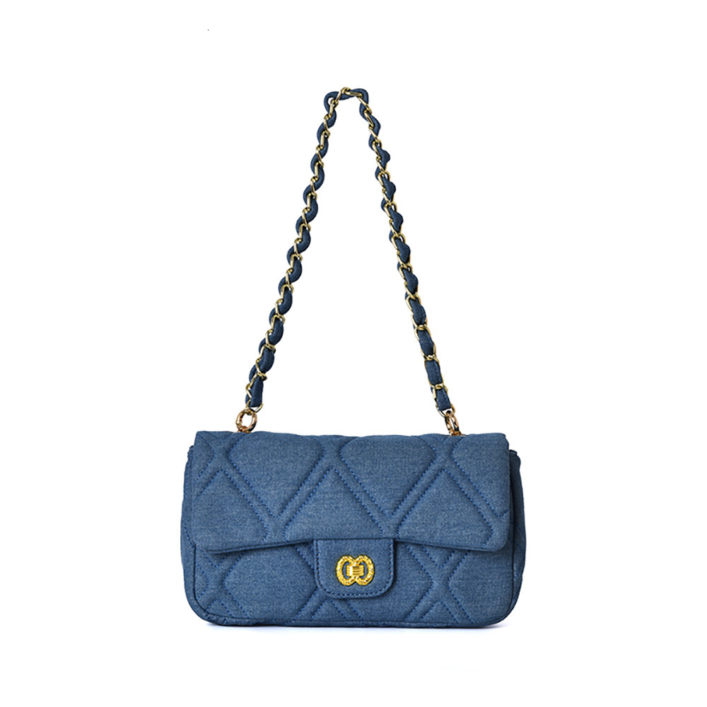 Free Shipping Underarm Bag Summer New Crossbody High-end Luxury Versatile Quilted Denim Bag Tote Bag Niche Designer Bags Handbag Shoulder Bag For Wome