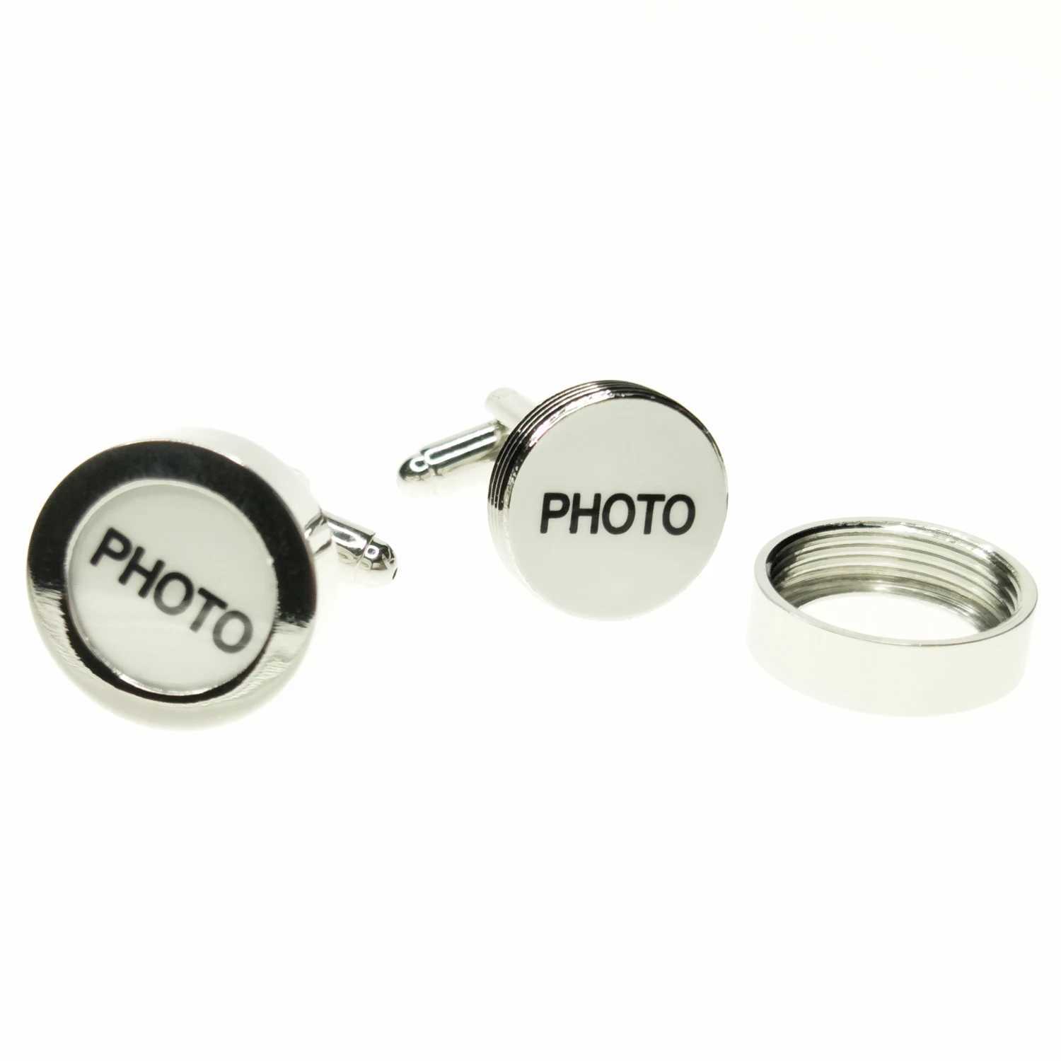 4 Styles TZG Trendy Cufflink Mens Cuff Link Camera Photo 1 Pair Shipping W250606