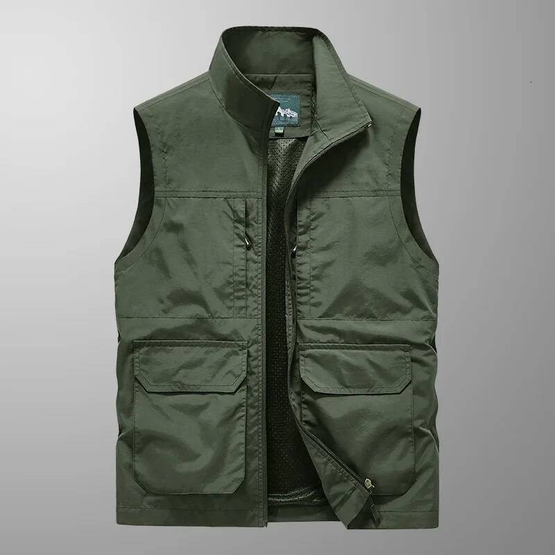 Ddmyoutdoor Men Summer Outdoor Work Safari Fishing Travel Photo Hiking Vest With Pockets Gym Jogging Running Sport Sleeveless Mesh Waistcoat Jogging S