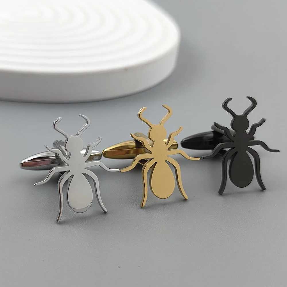 New - Stainless Steel Cufflinks Cool Ant Design Fashion Sleeve Pin Boyfriend Epaulette Gift W250606