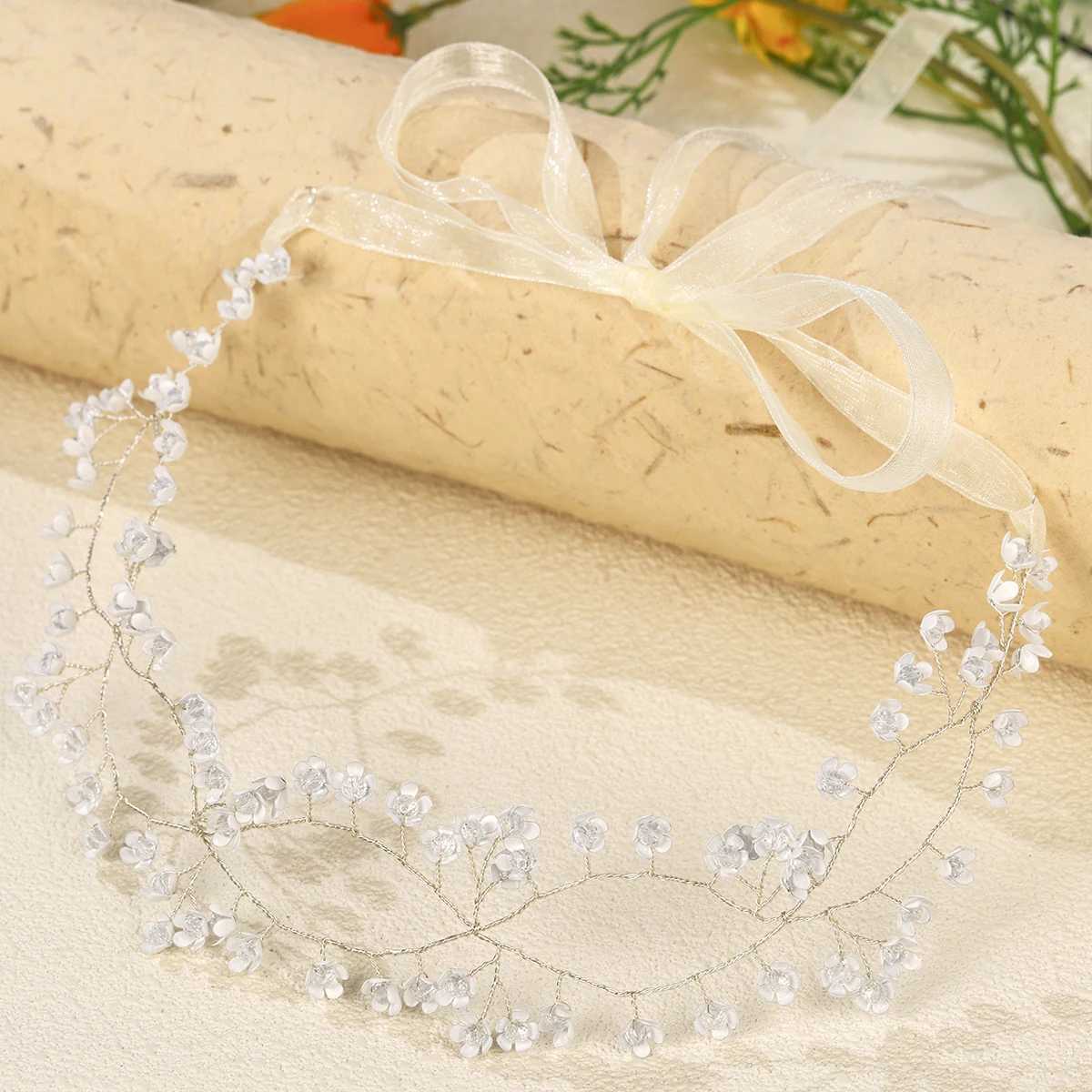 Trendy Delicate Full Star Flower Womans Hairband Bridal Wedding Elegant Headbands Headpieces Heavy Duty Luxury Hair Accessories Z250605