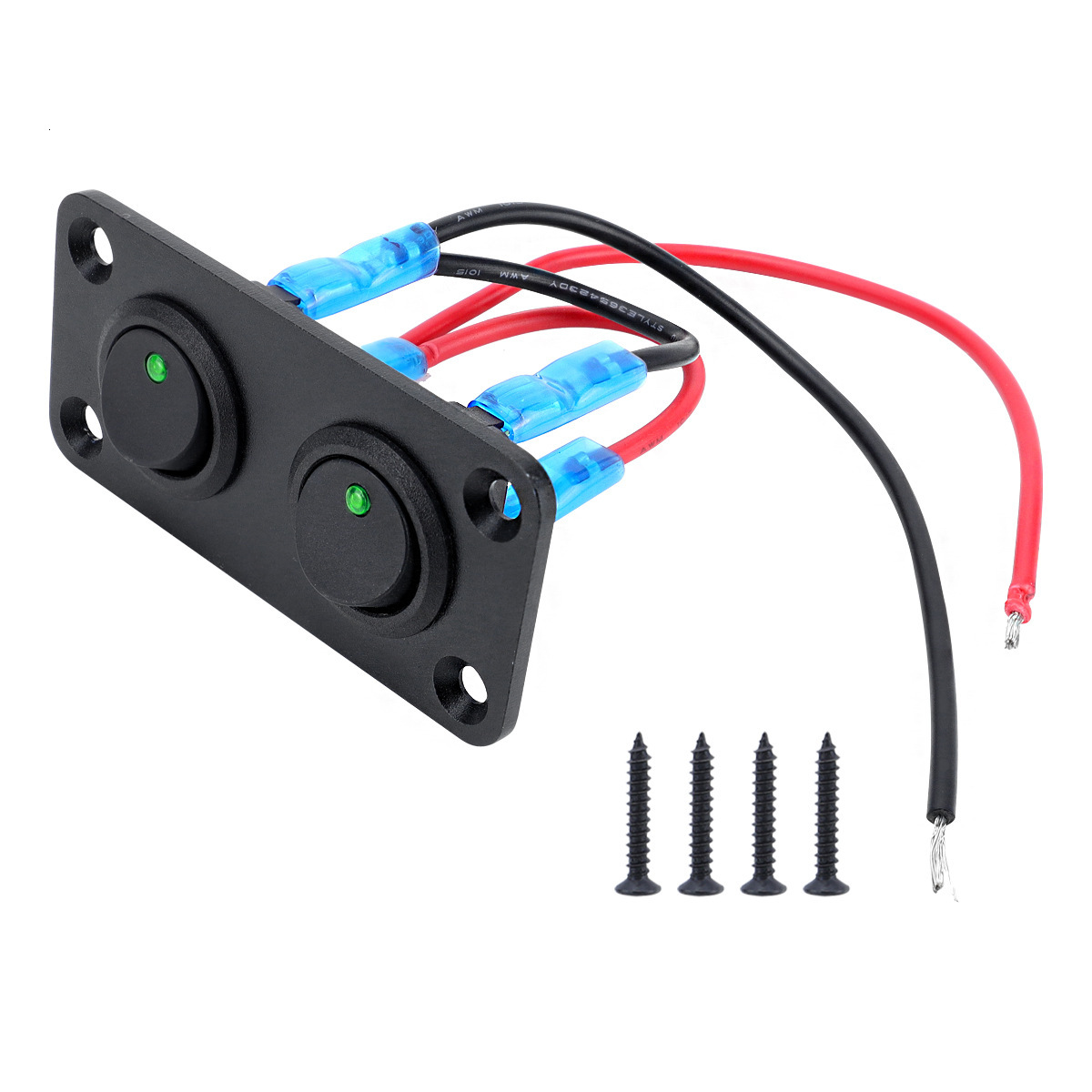 Hot Selling Cat Eye Combination Car Boat Modification 12V Equipment Power Control Rocker Switch