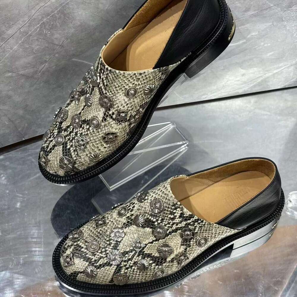 New Casual Spring Summer Men's Shoes Pure Leather Wear-resistant Comfortable