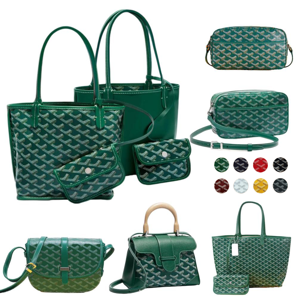 Designer bag Tote bag Shoulder bag High Quality Handbag Green Classic Handbag Luxury Shoulder bag Premium Canvas bag Large Capacity Shopping bag Retro Beach bag 10A