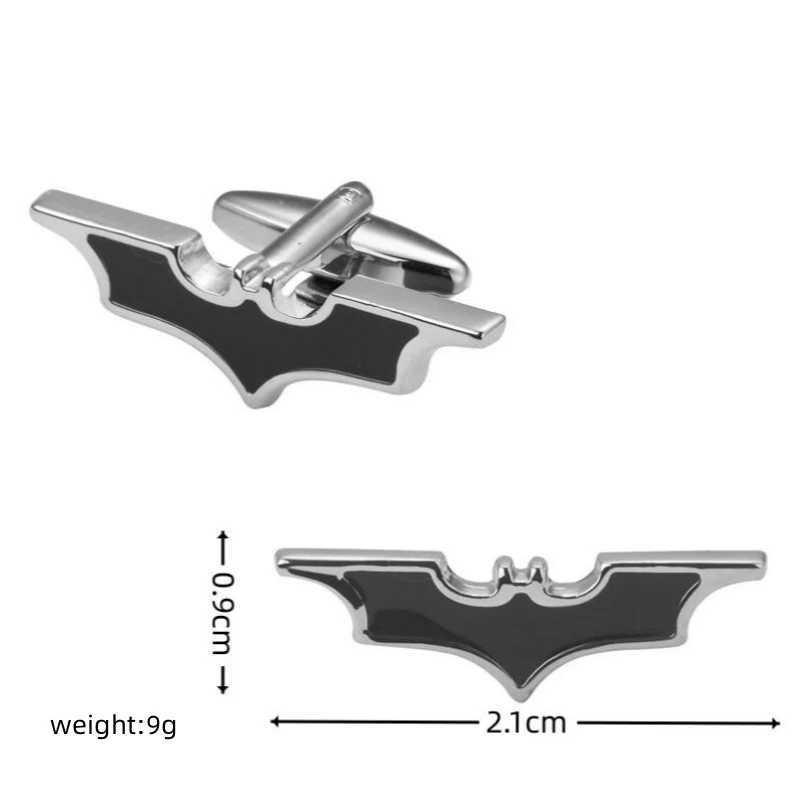 High quality black bat cufflinks fashionable French style shirts boutique brass material mens wedding cufflinks W250606