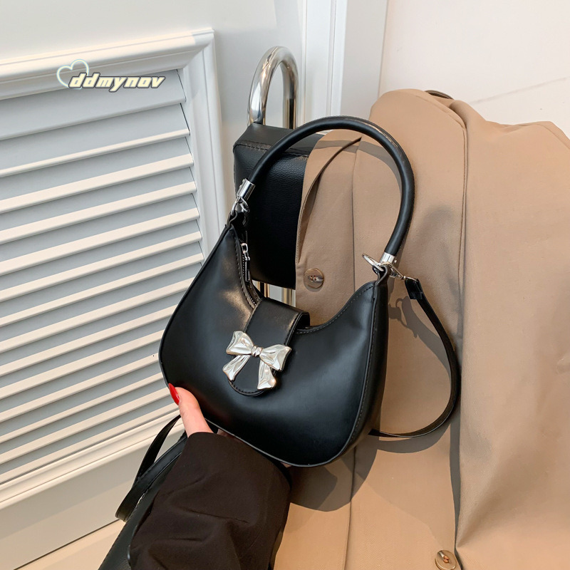 Textured Casual Handbag for Women 2025 New Trend Spring Aesthetic Crossbody Niche Mini Shoulder Underarm Bag ddmynov