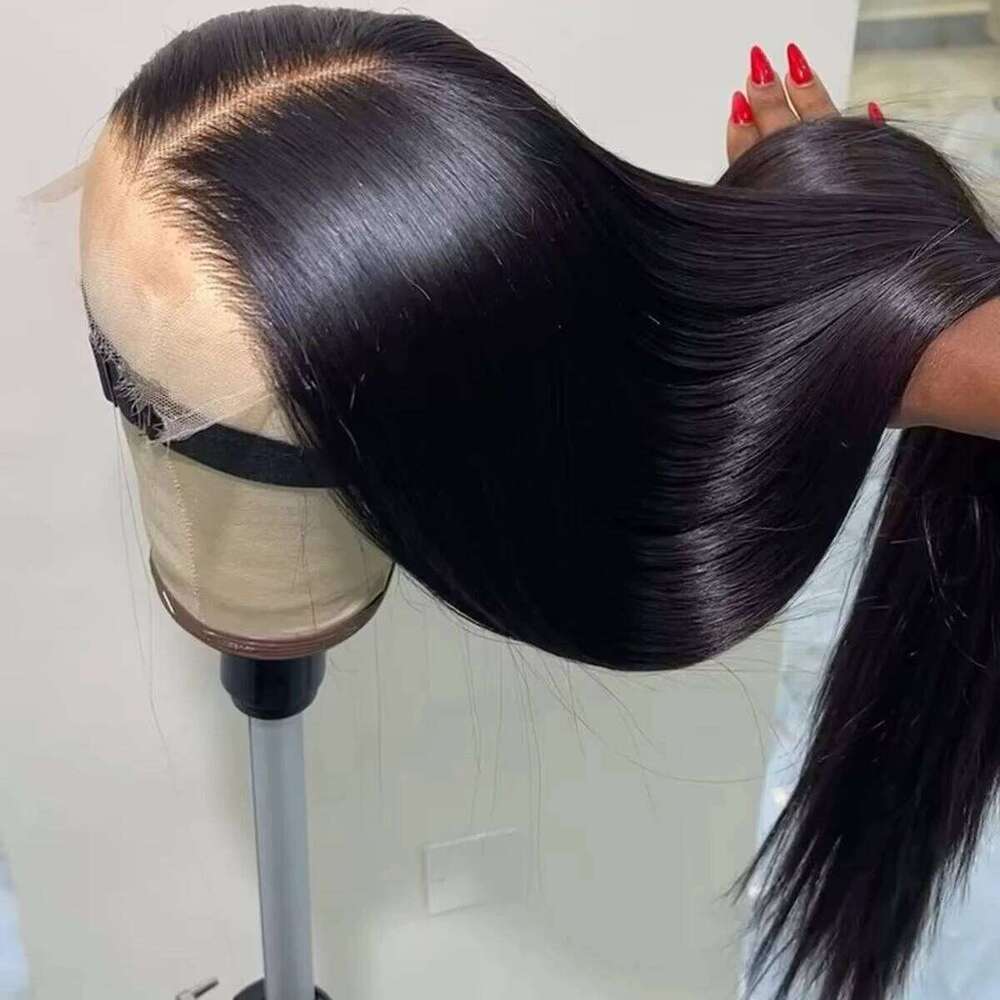 13x6 HD 40 42Inch 250% Bone Straight 13x4 Front Human Hair Wigs 5x5 Glueless Ready To Wear Transparent Lace Frontal Wig