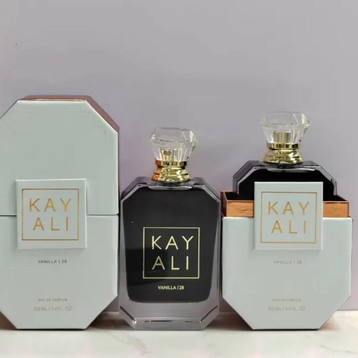 Kayali Perfume 100ml Vanilla 28 Eau De Parfum Men Woman Fragrance 3.4oz Long Lasting Smell Designer Brand EDP Man Women Neutral Cologne Spray Body Mist