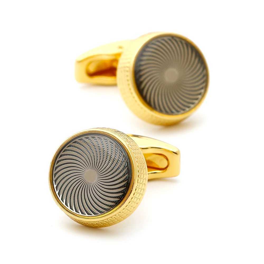 Cufflinks Golden 2022 TOMYE XK22S069 Personalized Round Formal Business Casual Men Button Shirt Cuff Links Wedding Gifts Jewelry W250606