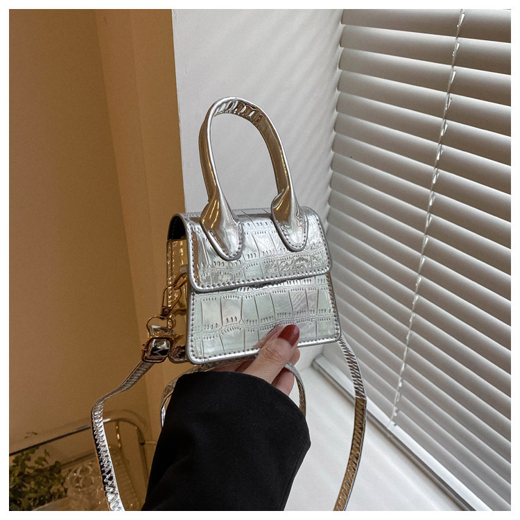 designer 2025 Summer New Fashion Stone Pattern Handbag Shoulder Crossbody Small Square Bag Women's Bag Supports Wholesale and Mixed Orders