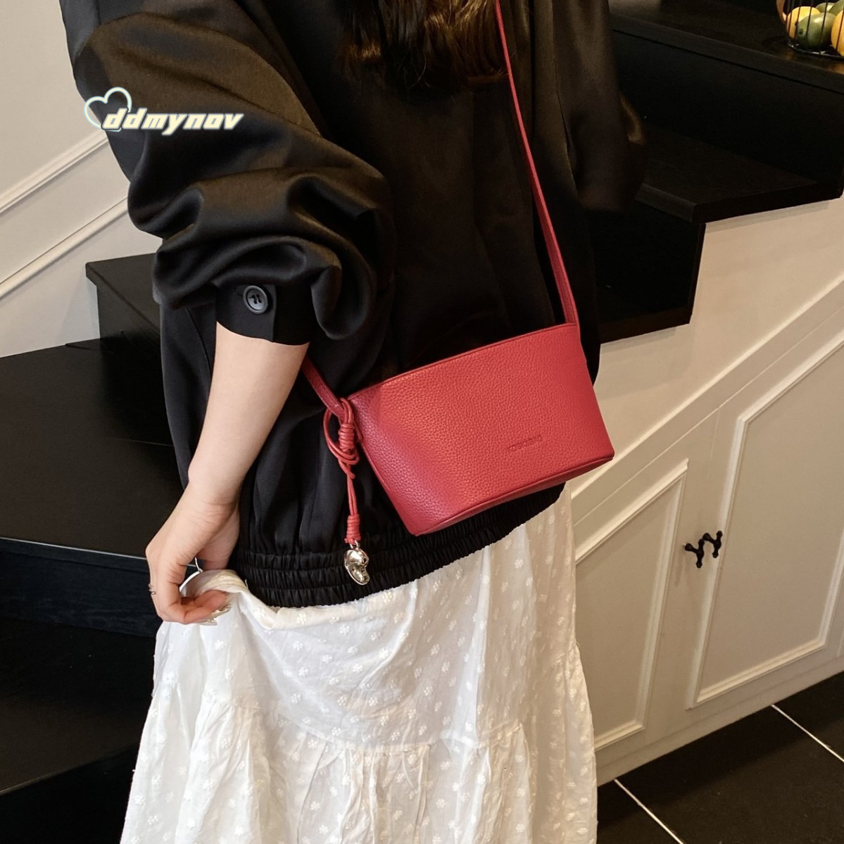 Women's High-end Basket Fashion Crossbody Korean Style Ins Wind Shoulder Spring Summer Fresh Small Bag ddmynov